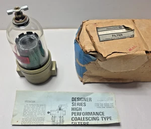 Norgren F45-300-MOTA Oil Removal Coalescing Compressed Air System Filter ~ NOS - Picture 1 of 10