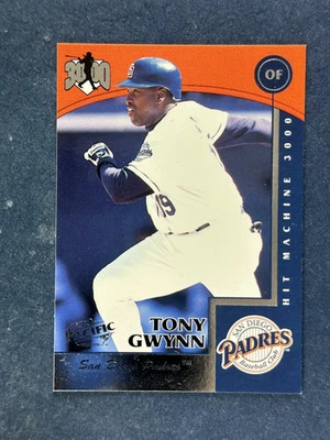 Pacific Hit Machine 3000 #21 1999 Tony Gwynn San Diego Padres/3000 Foto 1 de 2
