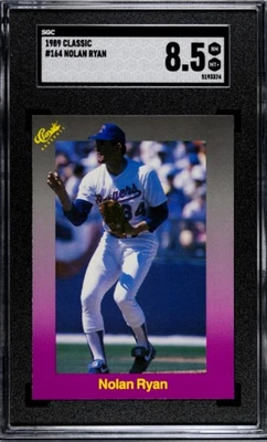1989 Classic Update Purple Travel Edition - #164 Nolan Ryan SGC 8.5 NM-MT+ - Image 1 of 2
