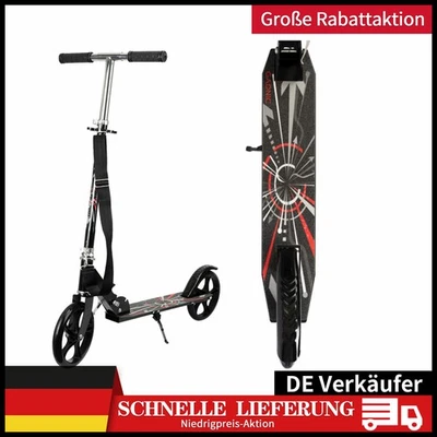 Kinderroller Scooter Cityroller Klappbar Roller Erwachsene Kickrolle Tretroller - Bild 1 von 4