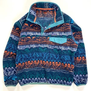 Patagonia Synchilla Snap-T Fleece Pullover Mens Small Tradewinds Blue Jacket - Picture 1 of 15