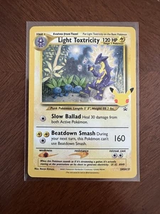 Light Toxtricity SWSH137 Near Mint Pokemon Celebrations 25th Anniversary NM Holo - Picture 1 of 21