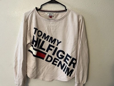 Tommy Hilfiger джинсовой ткани толстовка женщин маленький длинным рукавом хлопковая смесь розовый - Изображение 1 из 4