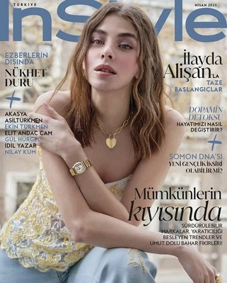 inStyle Turkey April 2025 İlayda Alişan - Nükhet Duru / Fast Shipping Worldwide - Image 1 of 4
