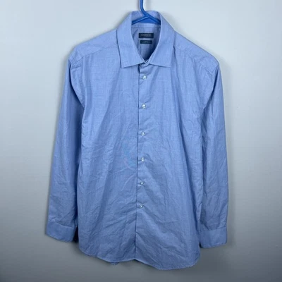Madison Slim Fit Men's Long Sleeve Dress Shirt Blue Size M 15-15.5 - Image 1 of 4