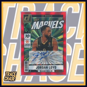 2024-25 Panini Donruss Euroleague BK Jordan Loyd Net Marvels Signatures 67/99 - Picture 1 of 3