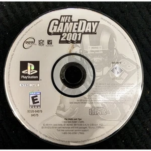 NFL GameDay 2001 (PSX,PS1) solo juego (sin manual/arte de portada/estuche) - sin seguimiento - Imagen 1 de 2