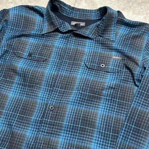 Eddie Bauer Travex Ultimate Expedition Flex Flannel Shirt Men XLT Outdoors 0668 - Picture 1 of 15