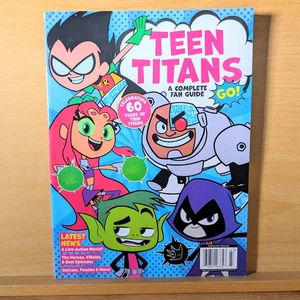 Teen Titans A Complete Fan Guide July 2024 w/ Poster NO LABEL - Picture 1 of 8
