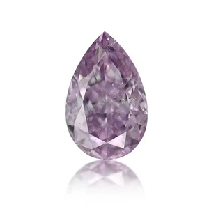 0.07 Carat Fancy Purple Natural Loose Diamond Pear I1 GIA Certified Rare Gift - Picture 1 of 7