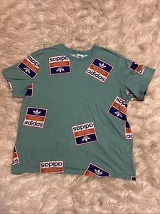 Adidas Originales ARCHIVO PEGATINA BOMBA Gráfico Camiseta Superstar Hombre’s Talla XL - Imagen 1 de 7