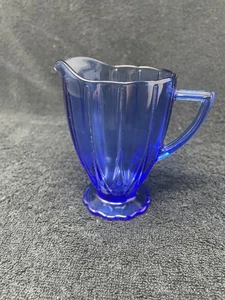 Newport Cobalt Blue by HAZEL-ATLAS Creamer - Picture 1 of 3