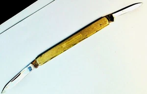 J. Nowill & Sons, 14 K. Gold, Sheffield Miniature Folding Fruit Knife  - Picture 1 of 4