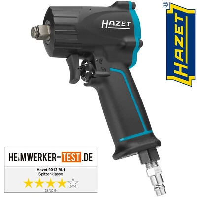 HAZET 9012M Air Impact Wrench Extra Short 1/2" Inch 1100NM 92mm - Image 1 of 4