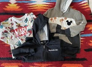 Niño pequeño sudadera paquete 4t/5t QUICKSILVER/MICKEY/MARVEL - Imagen 1 de 6