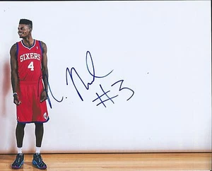 NERLENS NOEL SIGNED AUTOGRAPHED 8X10 PHOTO PHILADELPHIA 76ERS WILDCATS - Picture 1 of 1