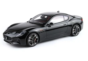 Maserati Granturismo FOLGORE 2023 1/18 NERO ASSOLUTO w/Case by BBR #P18240CV - Picture 1 of 9