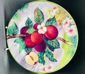 Villa D'este handverziert in Italien Feder Teller 8 3/8" - Bild 1 von 4