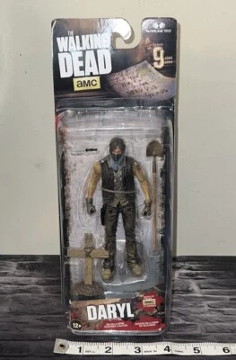 Figura de acción McFarlane Toys The Walking Dead Daryl Series 9 2016 5" sellada Foto 1 de 3