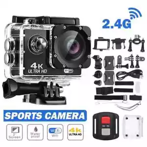 4K Action/Sports/Waterproof Camera FHD 1080P Digital Camcorder As Go Pro Camera - Picture 1 of 15