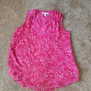 Cristina B Ladies' Sleeveless Tunic Tank Top Double Layer Sz M/M - Picture 1 of 7