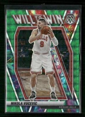 2020-21 Panini Mosaic #17 Nikola Vucevic Will to Win Mosaic Green - Image 1 of 2