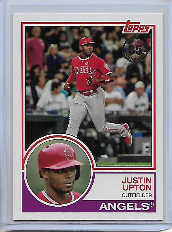 2018 Topps Justin Upton 1983 35th Anniversary Insert Card - Image 1 of 1