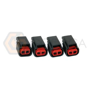 4x Connector 2-way 2 pin for Ford Mazda Ignition Coil WPT-986 w/out wire - Picture 1 of 4