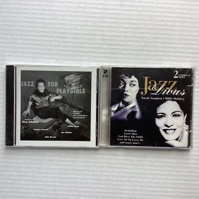 Jazz For Play girls & Many More Artist New!! &VTG Jazz Divas 2 Disc Set-3 CD Lot Foto 1 de 4