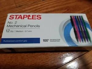 Staples Mechanical Pencils No. 2 Medium Lead Dozen - Picture 1 of 1