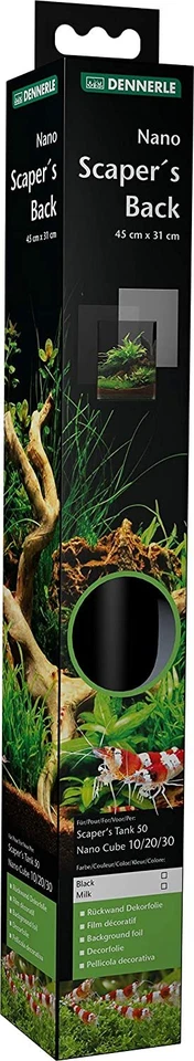 Dennerle Scaper's Back Black Rückwandfolie Aquarium Rückwand Schwarz Dekorfolie - Bild 1 von 1
