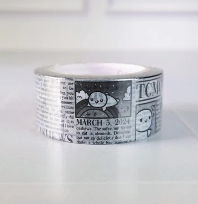 Breaking News Washi Tape The Coffee Monsterz Co TCMC anniversary 2024 sold out - Image 1 of 2