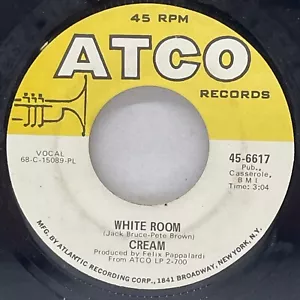 Cream White Room / Those Were The Days Original 45 Eric Clapton Atco Rock - Foto 1 di 4