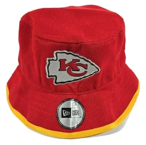 New Era Kansas City Chiefs Red Bucket Hat Adult Unisex One Size Fits Most - NEW! - Picture 1 of 7
