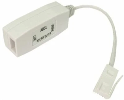 Passive ADSL BT Microfilter Telephone (Phone Only) Micro Filter Adapter Adaptor - Image 1 of 4