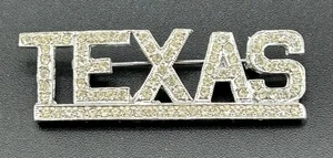 Broche de diamantes de imitación “Texas” - Imagen 1 de 8