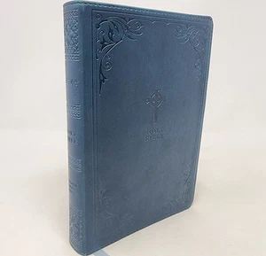 New Revised Standard Version NRSV Teal Leathersoft Gift Edition Catholic Bible - Picture 1 of 14