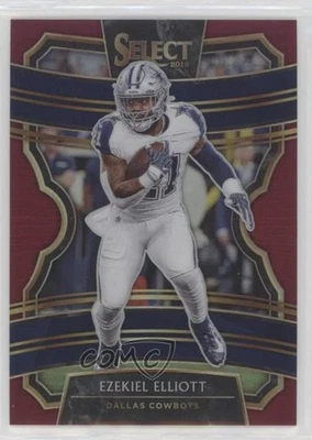 2019 Panini Select Concourse Maroon Prizm /149 Ezekiel Elliott #74 - Image 1 of 2