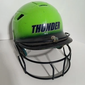 Schutt Helm neongrün mit schwarzer Gesichtsmaske gebraucht - Bild 1 von 18