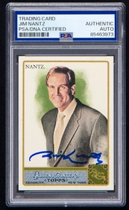 Jim Nantz signierte 2011 Topps Allen & Ginter Karte #187 (PSA) NFL Sportscaster - Bild 1 von 2