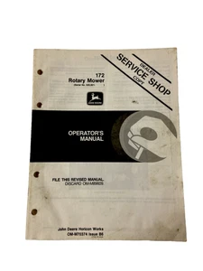 Cortacésped rotativo John Deere 172 OMM70374 manual del operador - Imagen 1 de 6