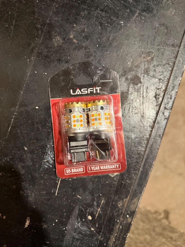 LED Turn Signal Parking/DRL Lights 7443 Switchback Amber White Anti Hyper Flash - Image 1 of 4