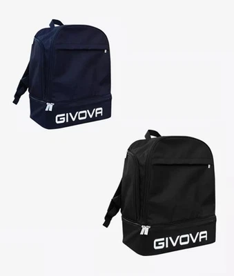 Zaino GIVOVA sport palestra calcio borsa rosso azzurro blu nero 21Px33Lx42H