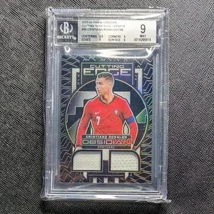 2023 Obsidian Cutting Edge Dual Jersey Patch Cristiano Ronaldo BGS 9 Near MINT - Bild 1 von 2
