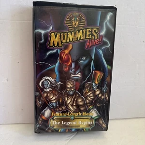 MUMMIES ALIVE THE LEGEND BEGINS VHS TAPE CLAMSHELL CASE - Picture 1 of 4