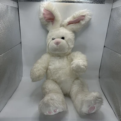 Build A Bear 2006 Pascua Primavera Diversión Conejo Conejo Blanco Posable Orejas Clásico Foto 1 de 4