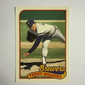 1989 Topps TIFFANY Teddy Higuera - Picture 1 of 2