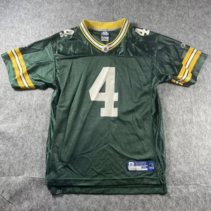 Reebok NFL Green Bay Packers Brett Favre #4 Jersey Youth Boys XL 18-20 - Picture 1 of 8