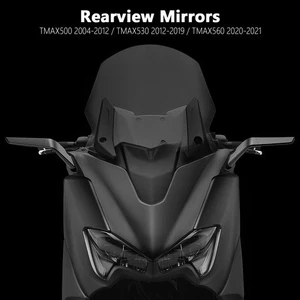 Side Rearview Mirrors Wind Wing Rotating For YAMAHA T-MAX 560 TMAX 500 T-MAX530 - Picture 1 of 16