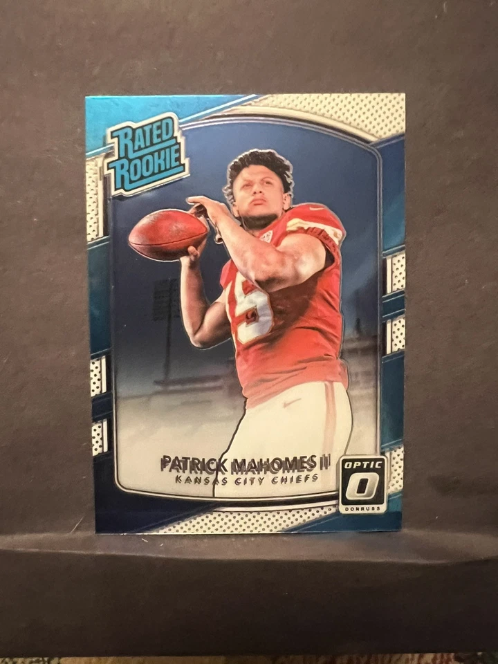 Panini Donruss Optic 2017 clasificación RC base de novato SP Patrick Mahomes II (KC Chiefs) Foto 1 de 2